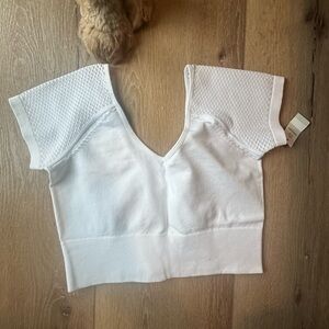 Aerie White Women's Top Athletic